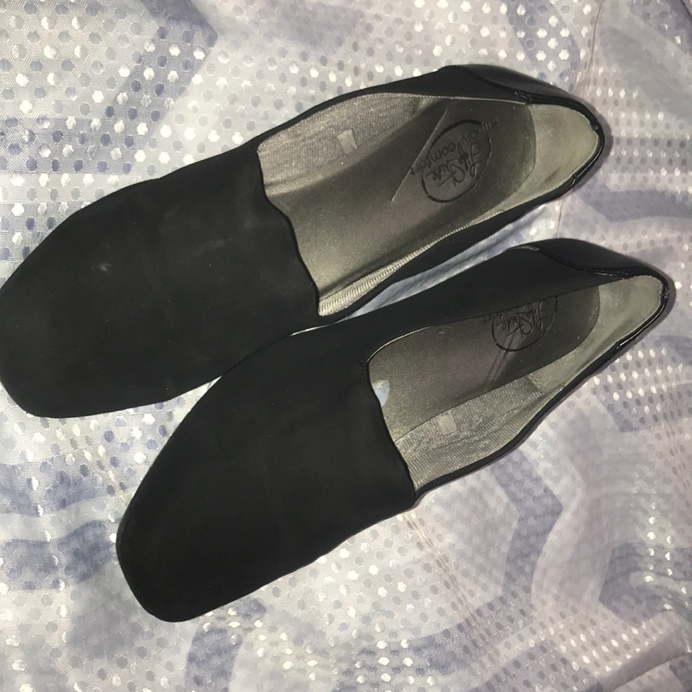 Black Platform Loafers/flats